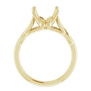 Decorative Open Braid 14KY Engagement Setting | Washington Diamond