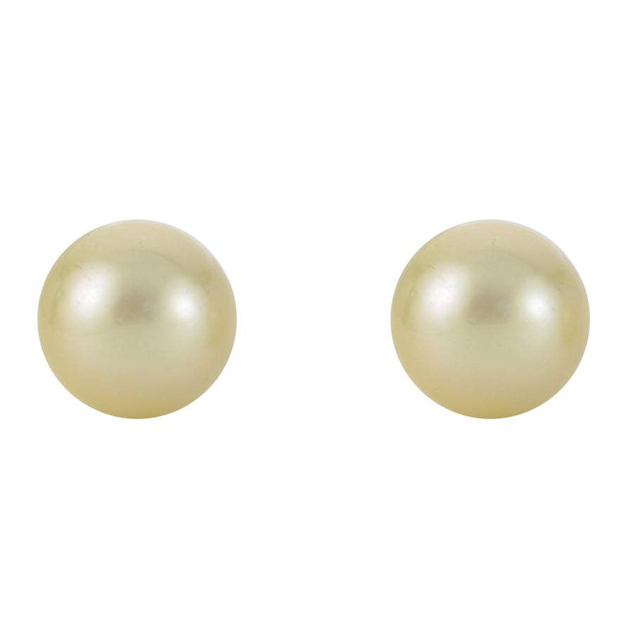14KT Yellow Gold Golden South Sea Pearl Earring