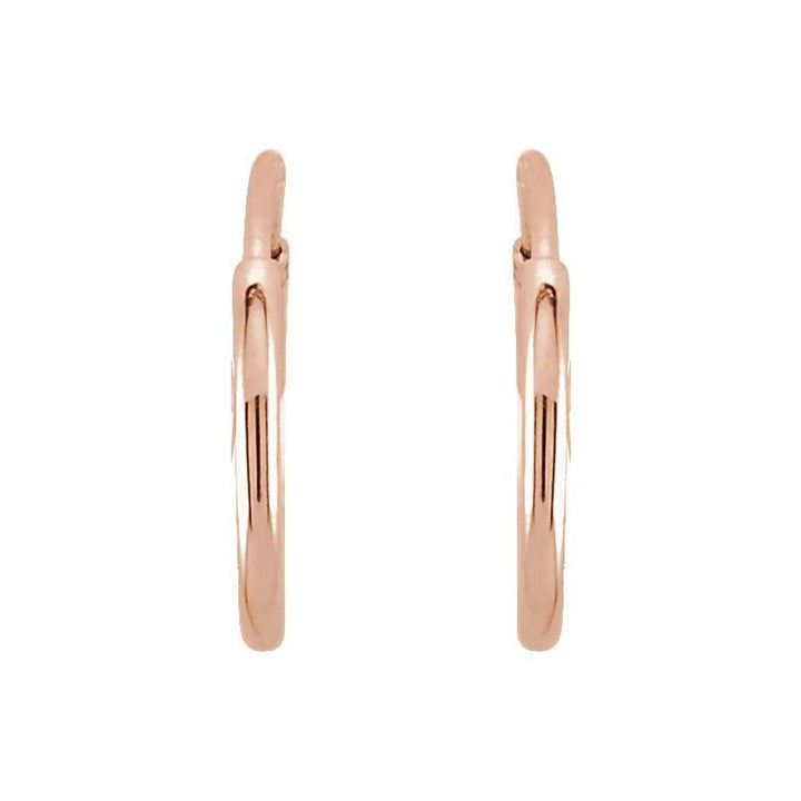 Endless Tube Hoop Earrings