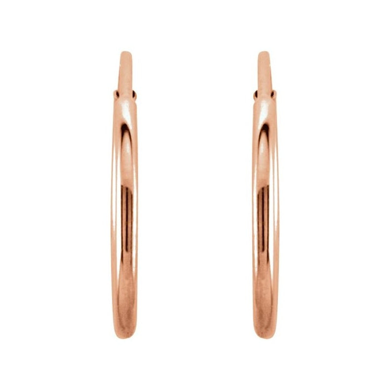 Endless Tube Hoop Earrings