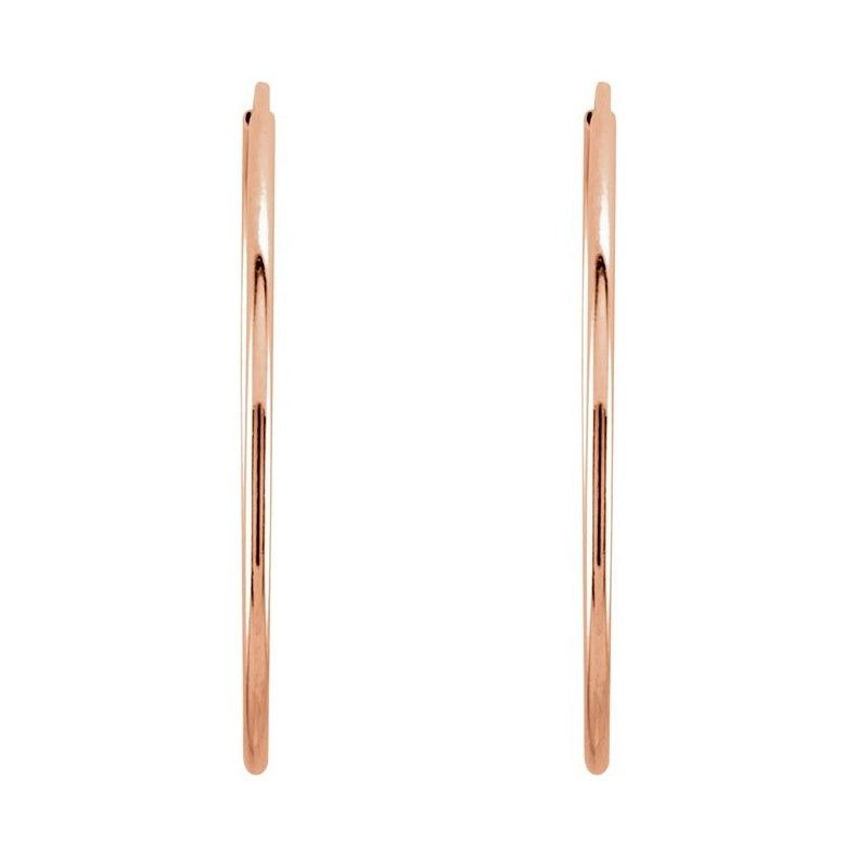 Endless Tube Hoop Earrings