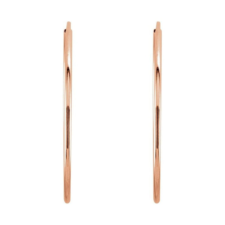 Endless Tube Hoop Earrings