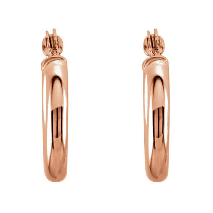 Tube Hoop Earrings