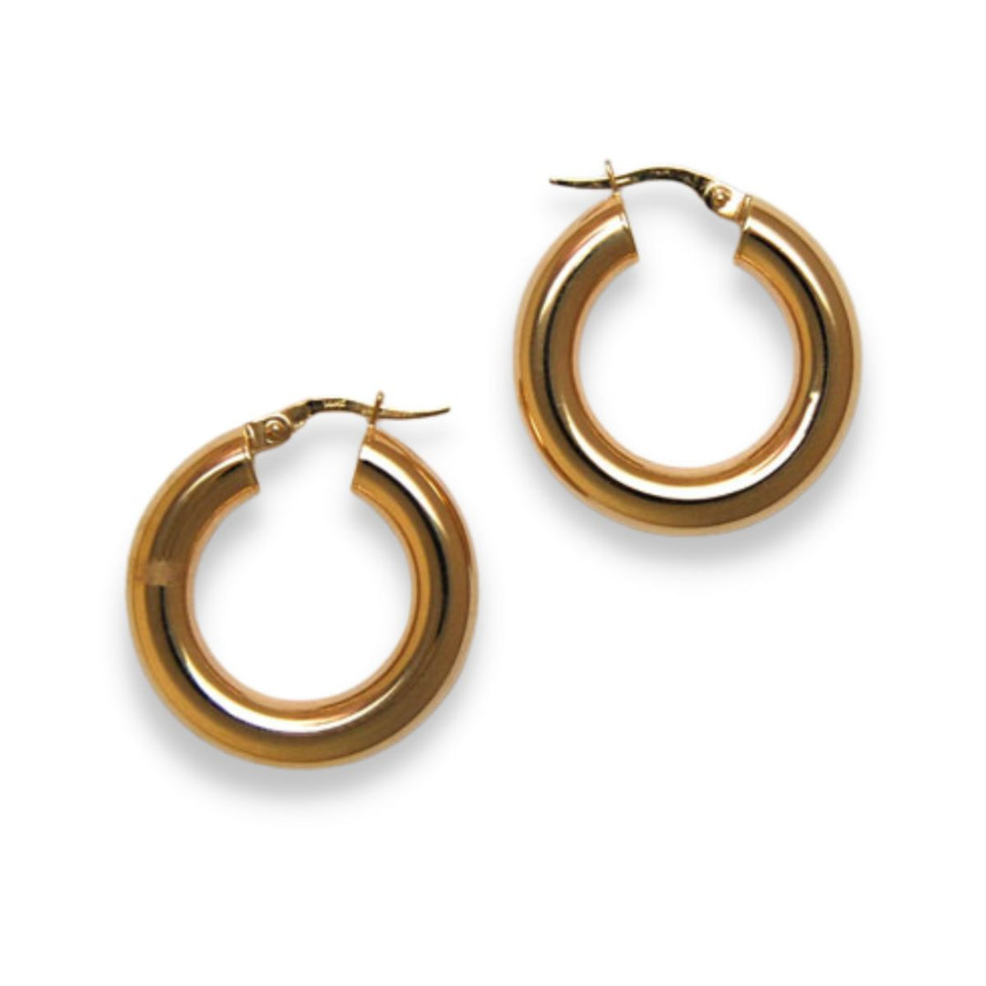 5x15mm 14KY Hoop Earrings