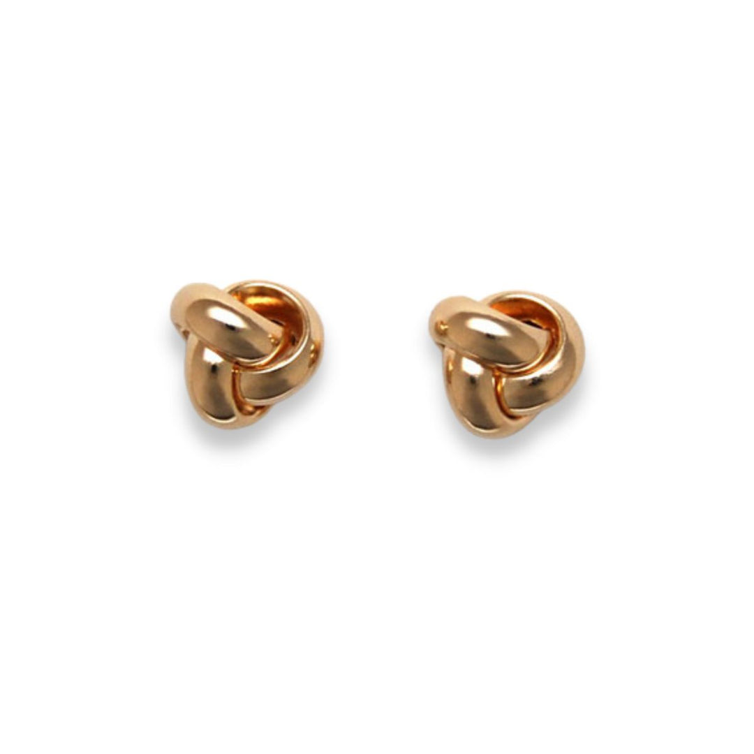 10mm Love Knot 14KY Earrings