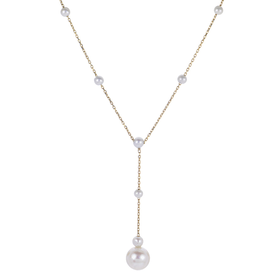 14KT Yellow Gold Freshwater Pearl Necklace