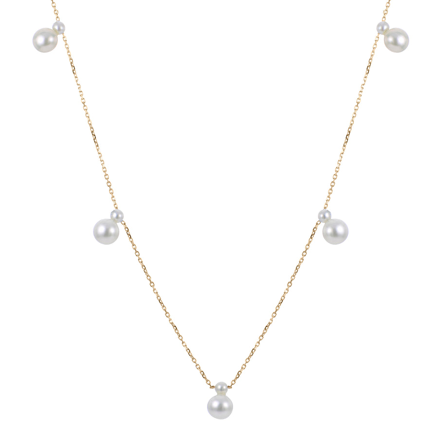 14KT Yellow Gold Freshwater Pearl Necklace