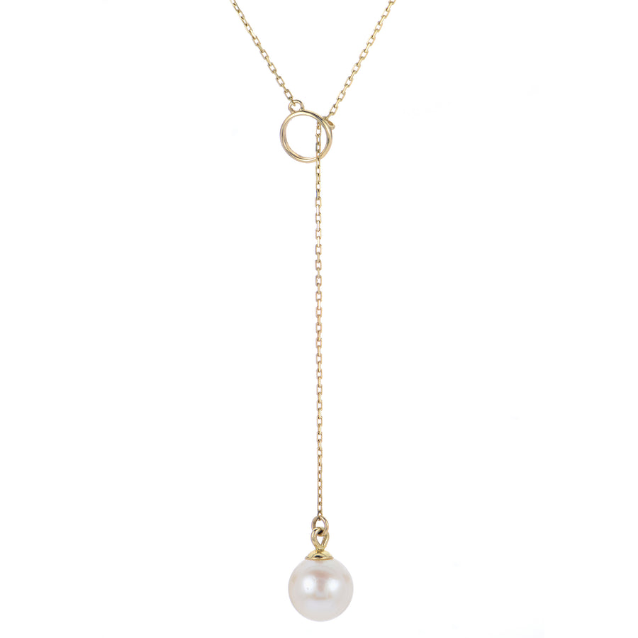14KT Yellow Gold Freshwater Pearl Necklace