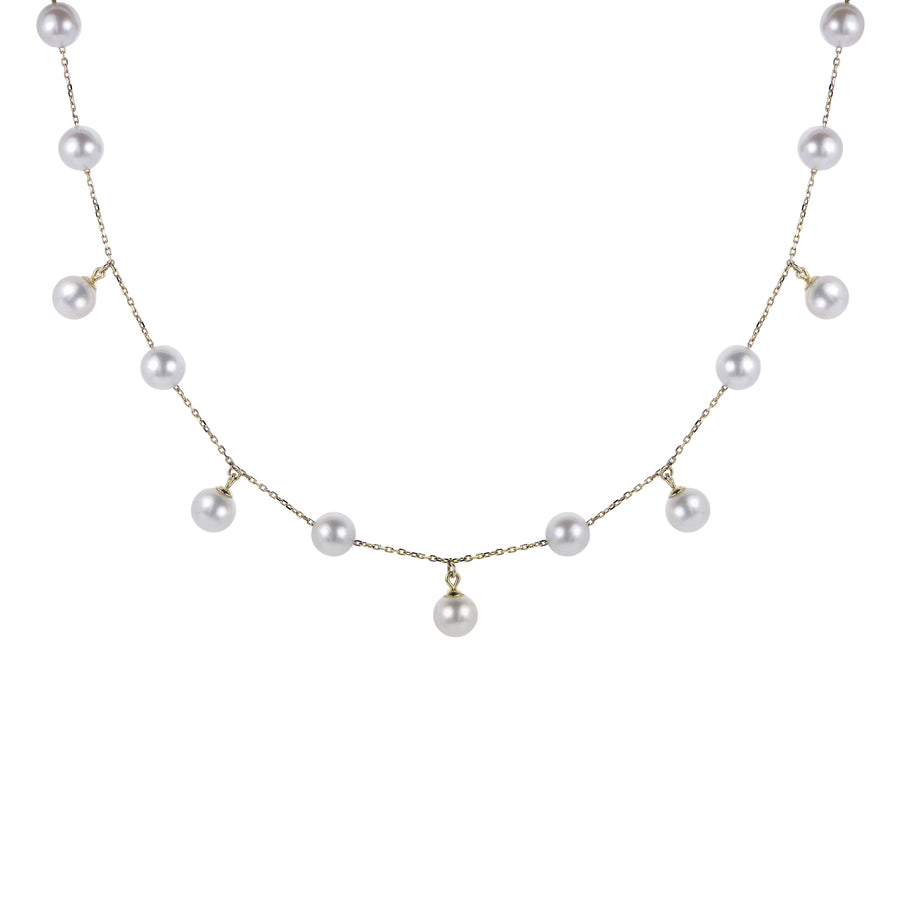 14KT Yellow Gold Freshwater Pearl Necklace