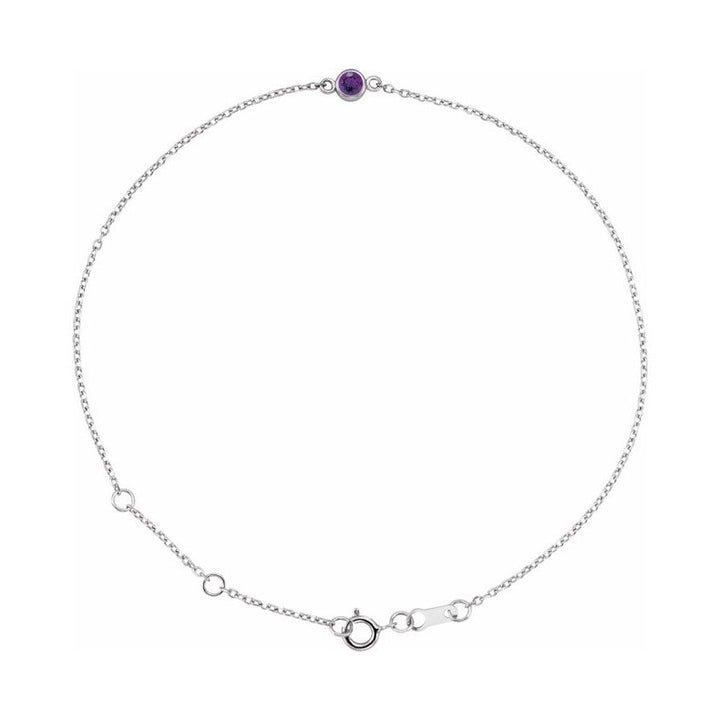 Bezel-Set Link Bracelet