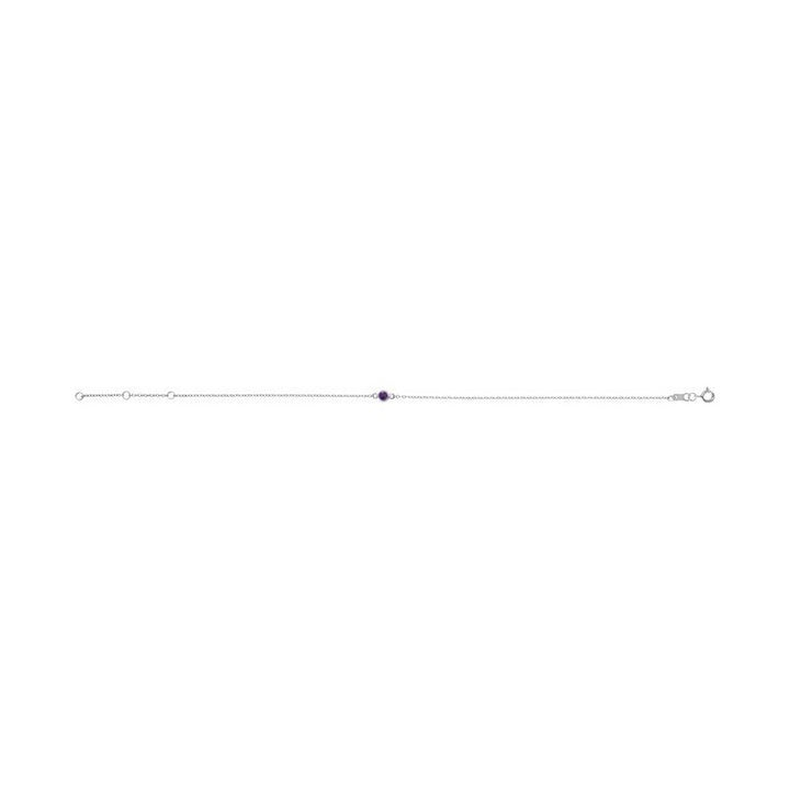 Bezel-Set Link Bracelet