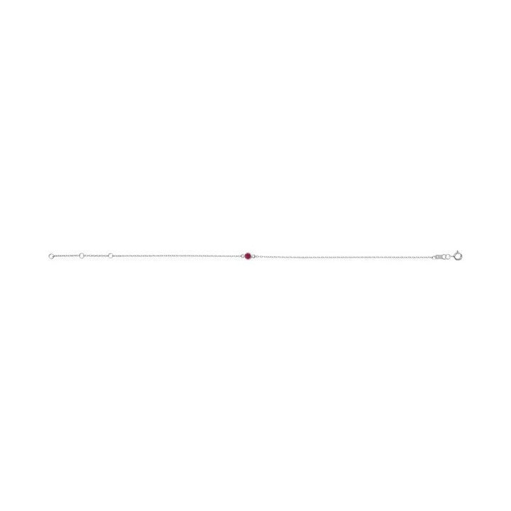Bezel-Set Link Bracelet