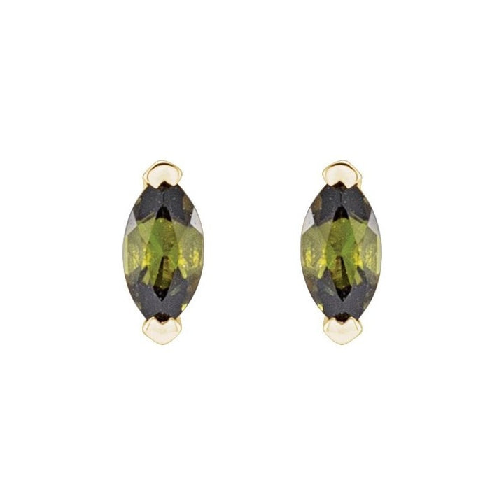 Solitaire V-Prong Stud Earrings