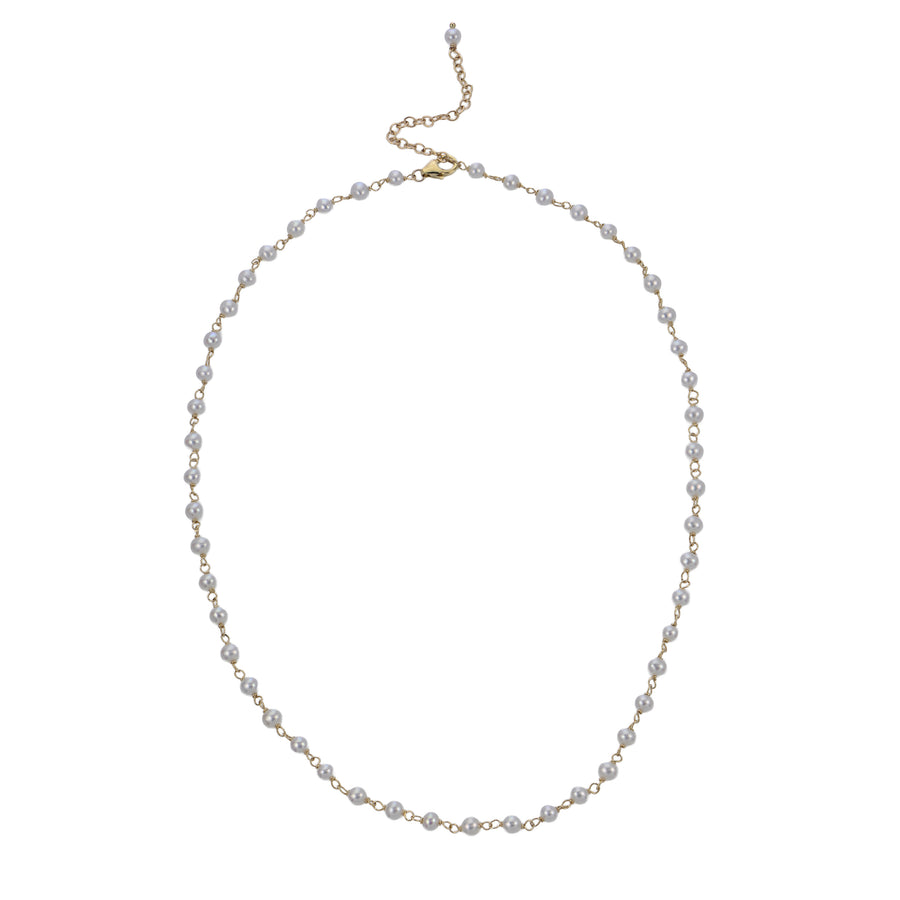 14KT Yellow Gold Freshwater Pearl Necklace