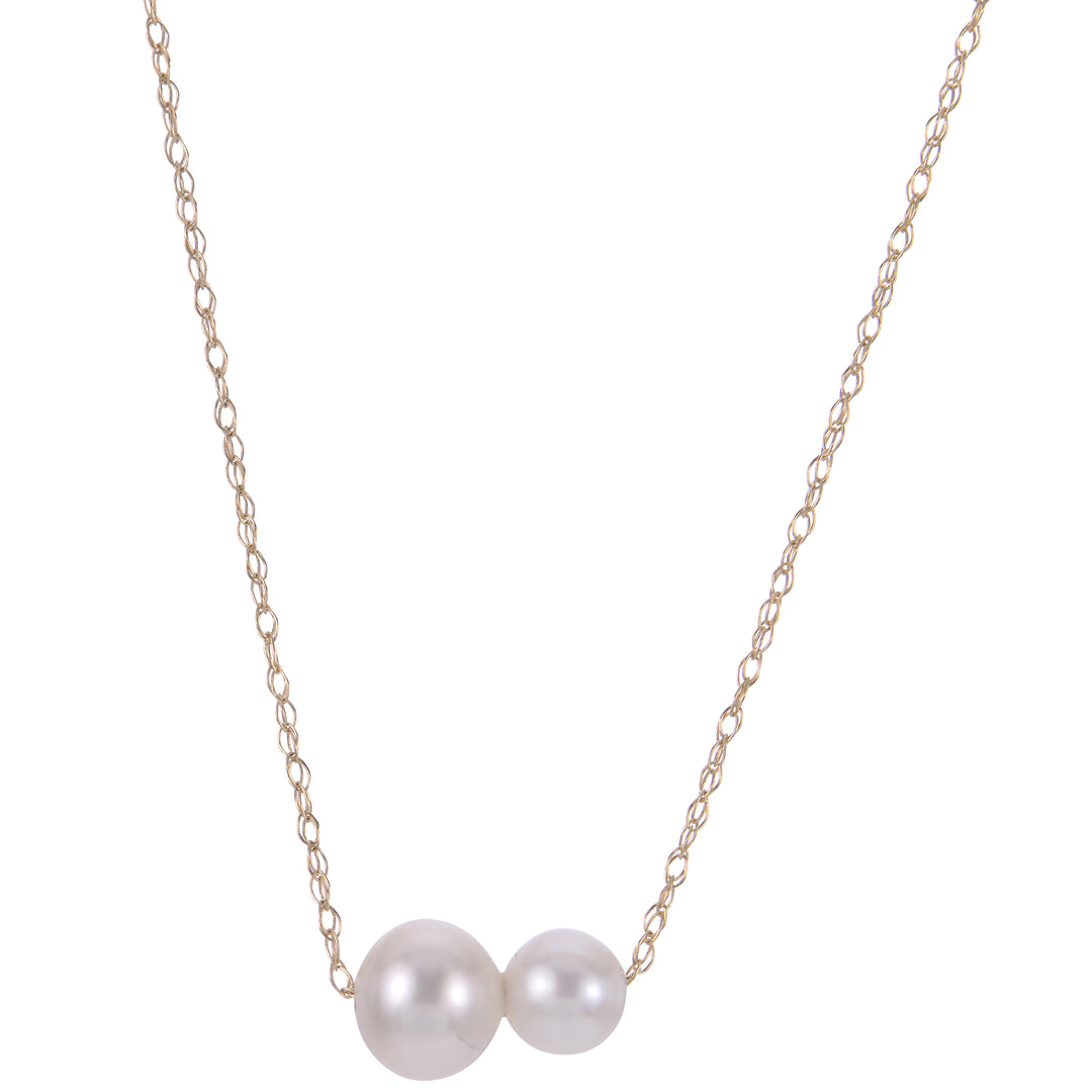 14KT Yellow Gold Freshwater Pearl Necklace