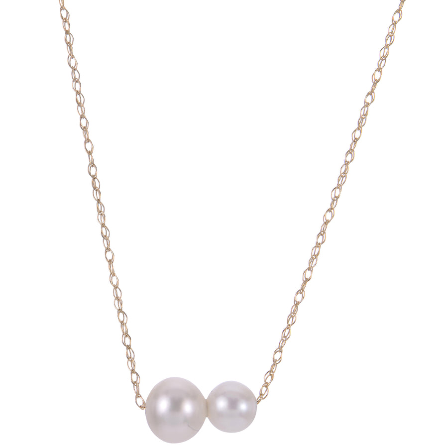 14KT Yellow Gold Freshwater Pearl Necklace