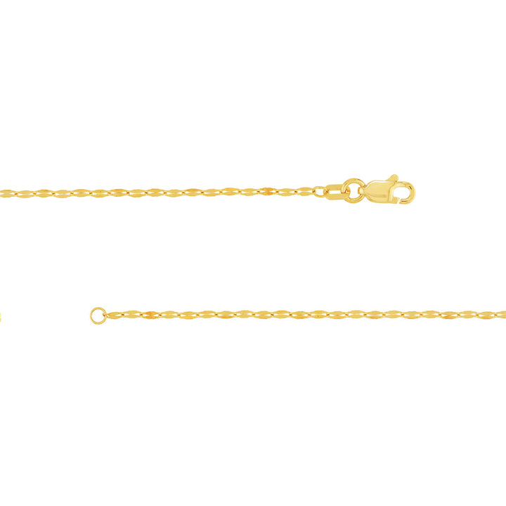 Forzentina Paperclip Link Style 14K Yellow Gold Chain