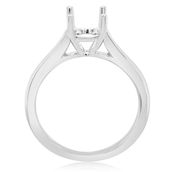 Timeless Basket Style Solitaire Platinum Setting