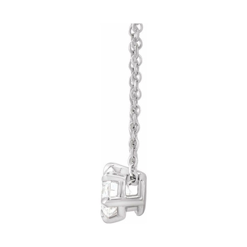 Solitaire Necklace or Slide Pendant