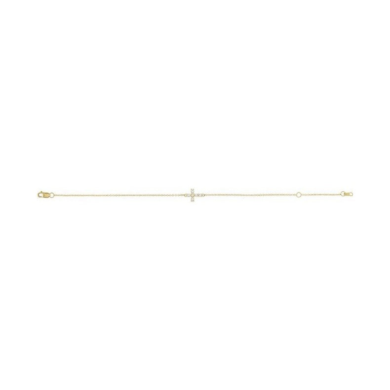 Sideways Cross Bracelet