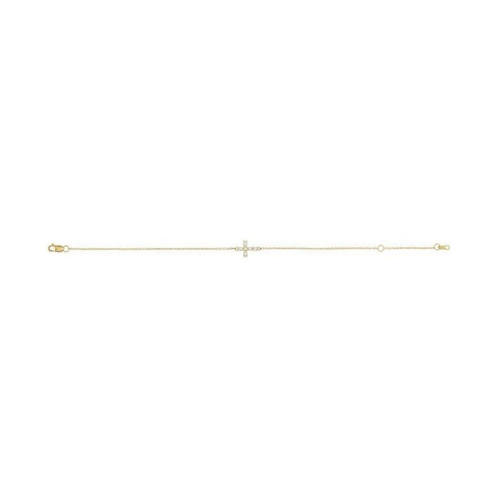 Sideways Cross Bracelet