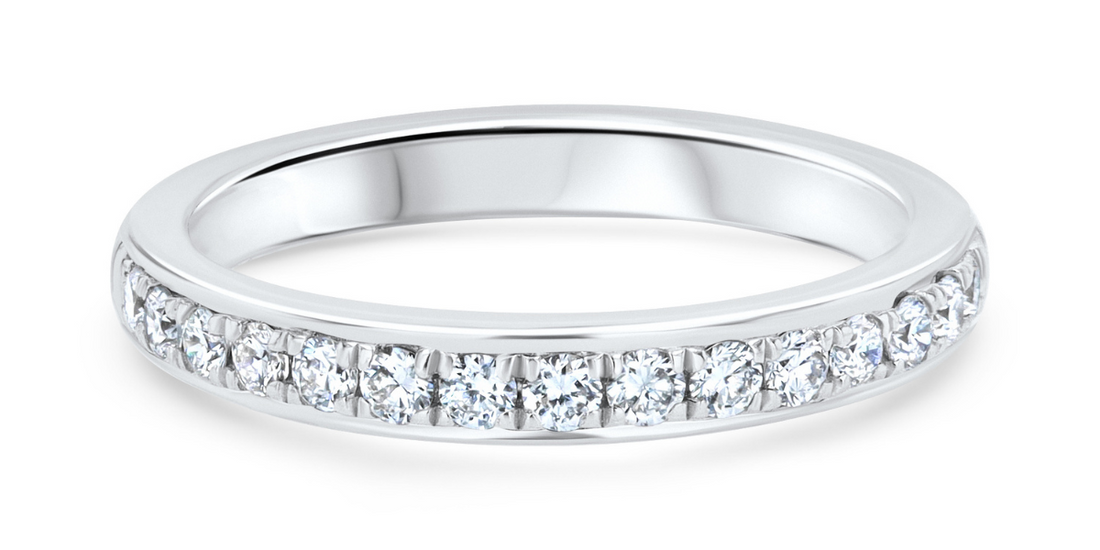 A channel-set diamond band