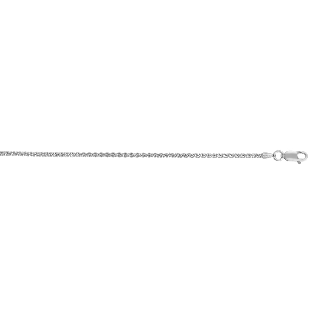 Silver 1.9mm Wheat Chain