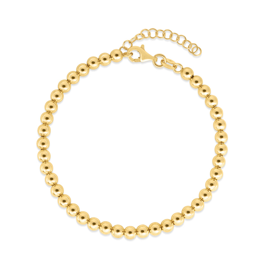 14K Gold 4mm Bead Chain