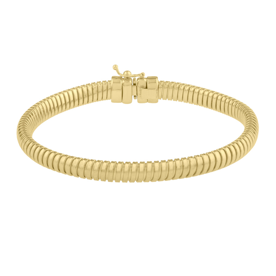 14K 5.5mm Tubogas Bracelet