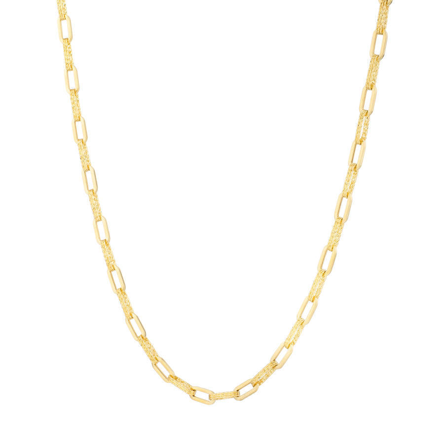14K 4mm DiamantÃ© Paperclip Bracelet