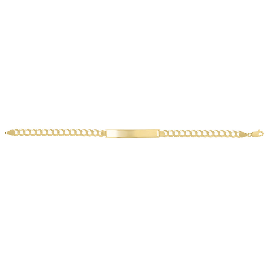 14K 5.7mm Curb ID Bracelet