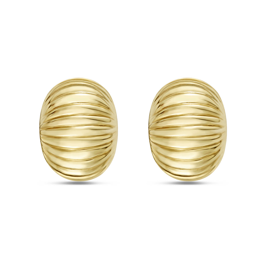 14K Round Tubogas Studs