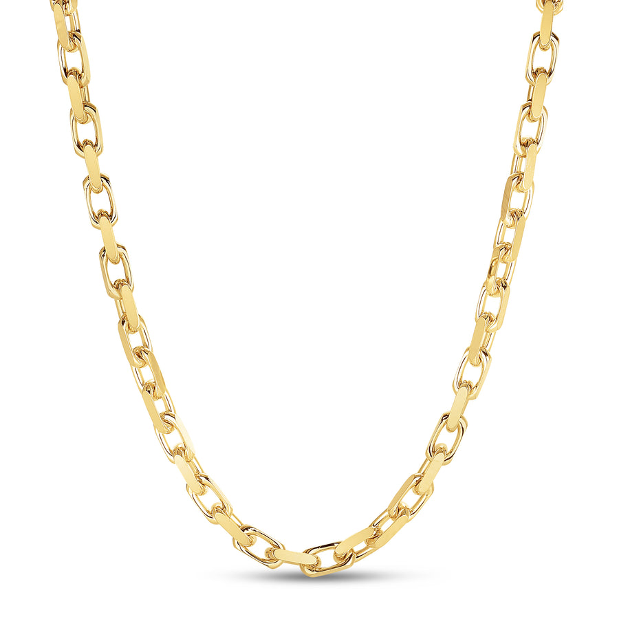 14K Gold 8.25"" 6.1mm French Cable Chain