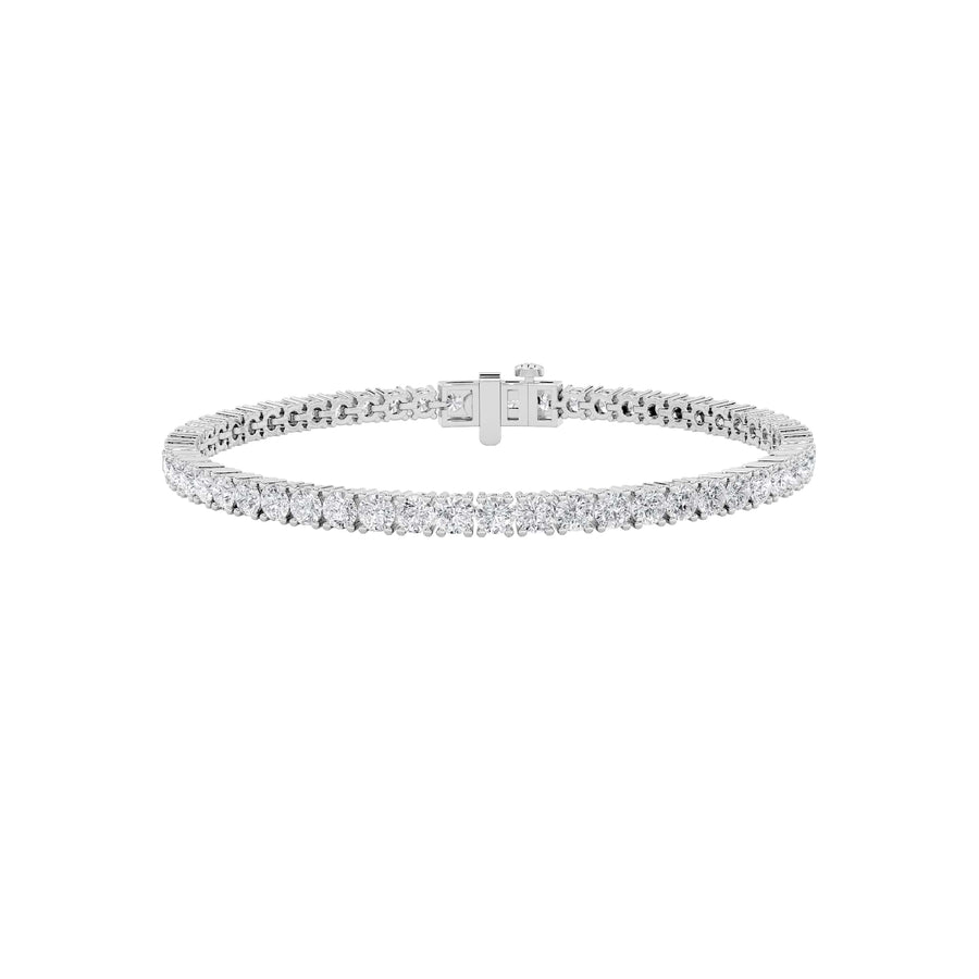 14KW 15ct Lab Diamond Tennis Bracelet Timeless Shine