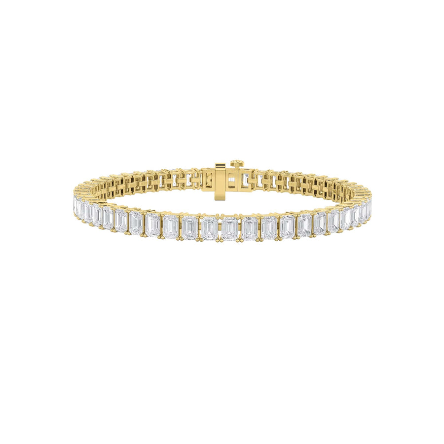 14KY 12.5ctw Lab Diamond Tennis Bracelet