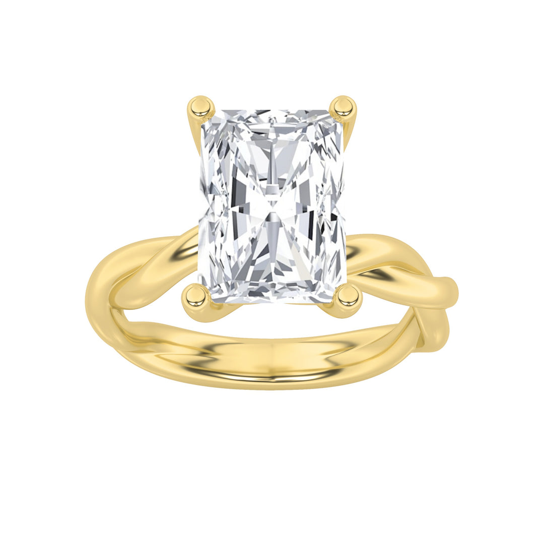 14KY 0.3ct Lab Diamond Solitaire Engagement Ring
