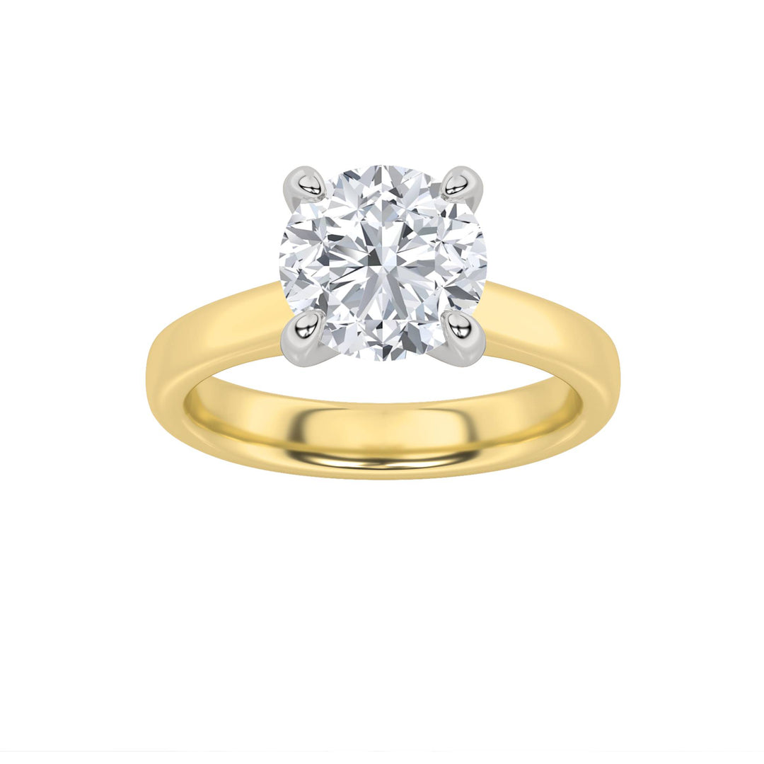 14K White Gold 0.78ct Lab Diamond Solitaire Ring