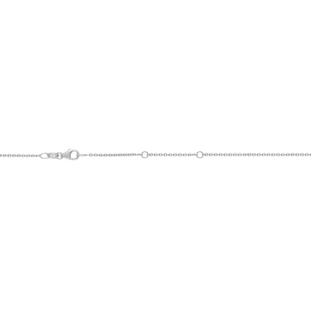 18K Gold 1.3mm Double Extendable Cable Chain