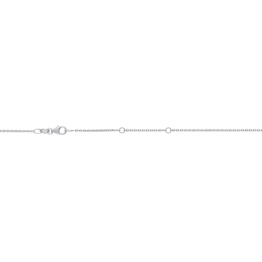 18K Gold 1.3mm Double Extendable Cable Chain