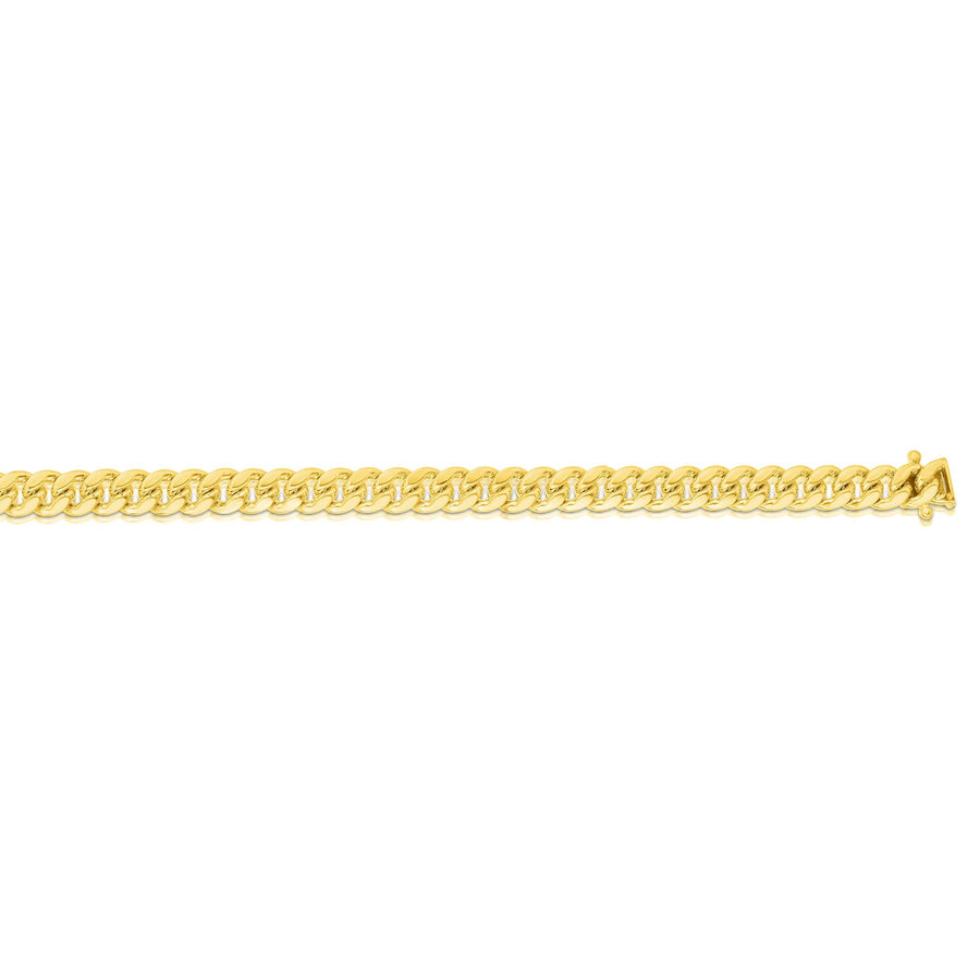 14K Gold 24"" 4.9mm Classic Miami Cuban