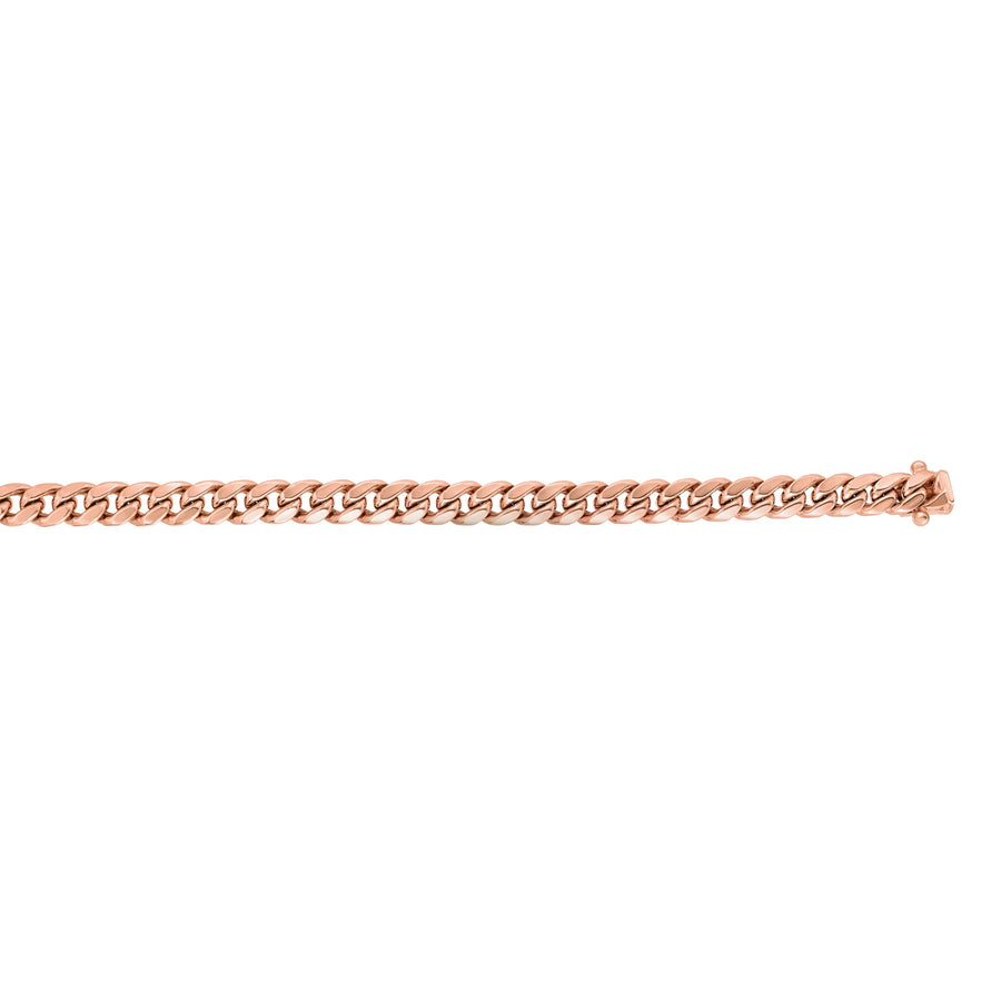 14K Gold 8.5"" 6.1mm Classic Miami Cuban