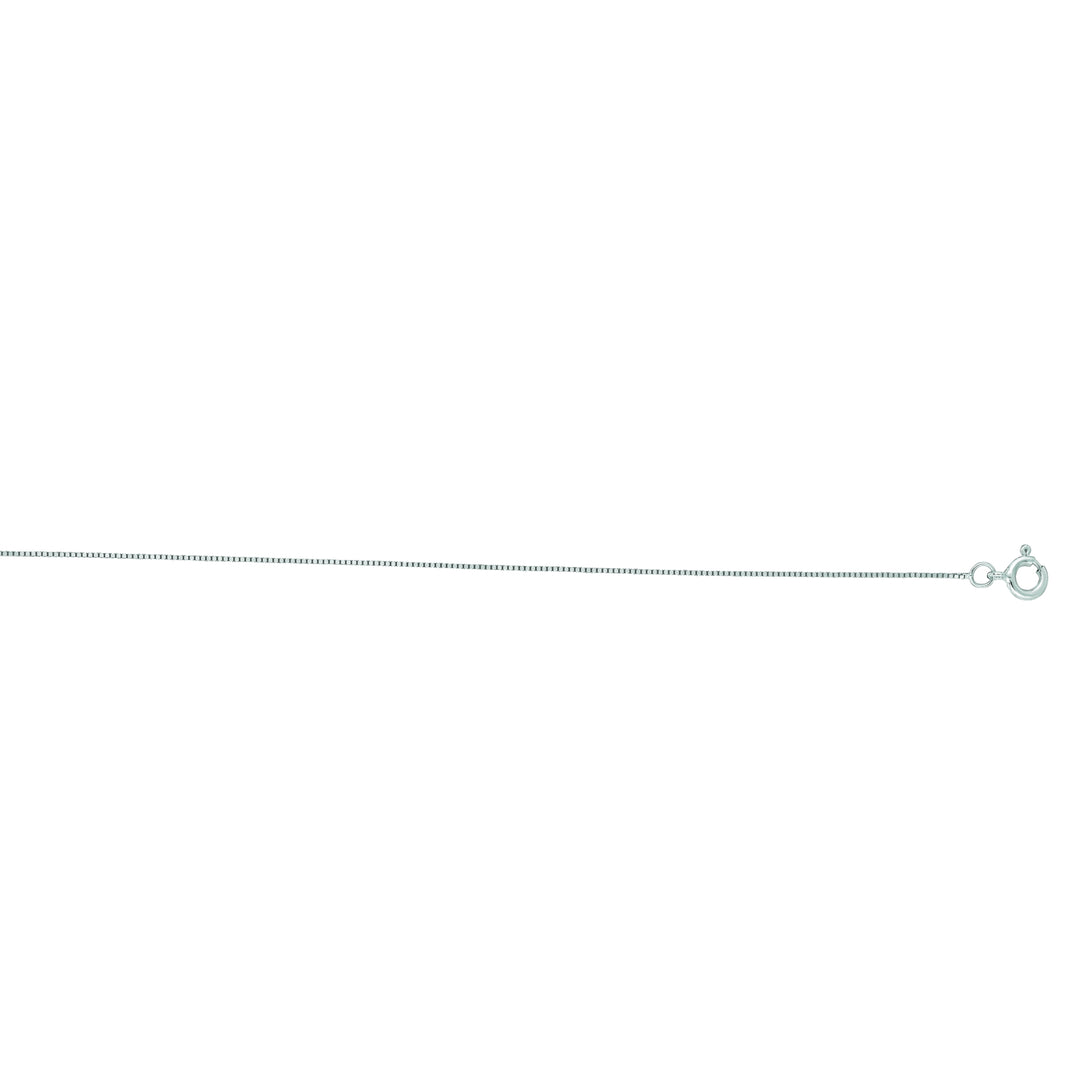 14K Gold 0.50mm Classic Box Chain