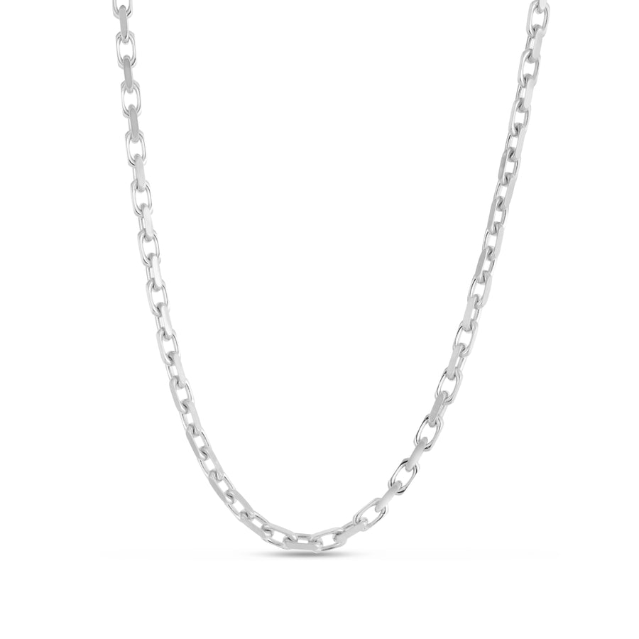 14K Gold 7.25"" 2.45mm French Cable Chain