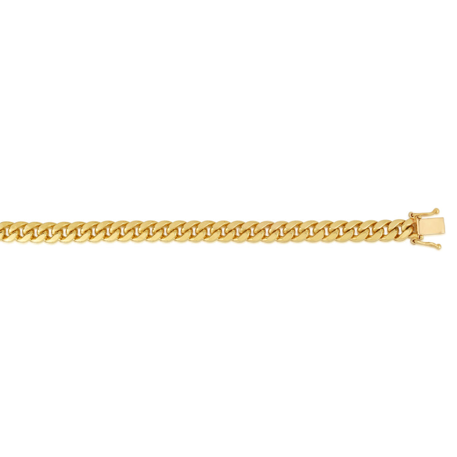 10K Gold 24"" 8.2mm Classic Miami Cuban